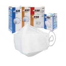 네퓨어 파인텍 X100 2급 접이식 방진마스크 50개입