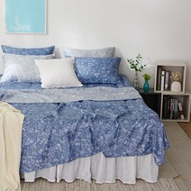 로뎀 여름이불 플라워 풍기인견 침구 홑 이불 패드 토퍼 SS Q