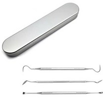 3종 스테인레스 강아지 치석제거툴세트 스케일링 구강청소 강아지입냄새 치석긁기 스크래퍼, 상품선택