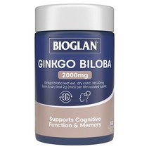 NZ 직구 Bioglan 징코 빌로바 2000mg 은행나무 프리미엄 제품 100tab 1팩, 수량, 상세참조