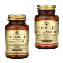 솔가 비타민D3 1000IU, 180정, 2개