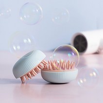 젤리피쉬 해파리 샴푸브러쉬 헤어브러쉬 두피마사지기 머리 마사지기 안마기 샴푸빗 샴푸마사지기 클리너 더웨이브스토어, 화이트
