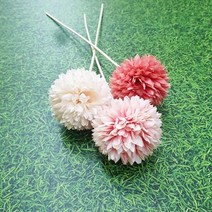 캔들바다 디퓨저스틱 - 동글꽃송이 ( 6색 ) (1pcs) 디퓨저볼, [ 아이보리 ]