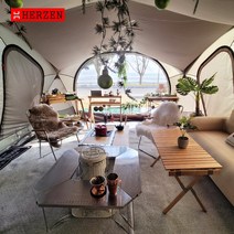 에르젠 Herzen 캠핑 러그 라운지쉘터아마존쉘터이화지작S5이화지작320그레이트소울하우스, 그레이트소울하우스(전후면), 퍼플, 지퍼추가-하프러그