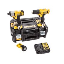 디월트 10.8V / 2.0Ah 충전콤보세트 DCK211D2T-KR (DCF815N+DCD710N+DCL508N)