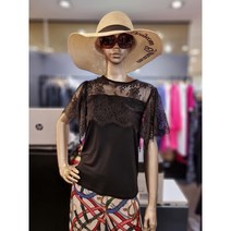 [제시뉴욕] 레이스소매포인트 비스코스티셔츠 JBM-TZ3140-CP