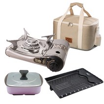 휴대용가스렌지 Smile 쿨러백 캠핑 세트 4종, 쿨러백 CS-300 4종세트