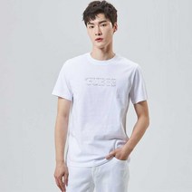 [게스] 남성 라인 게스로고 반팔티 NM2K0553