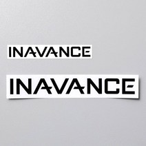 INAVANCE 이너반스 로고 스티커 INAVANCE-STICKER, 블랙 대
