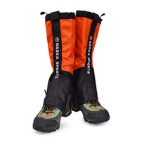 NASKA 사계절 방수 방풍 등산 발 발목 토시 롱 스패츠, 오렌지