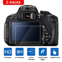 캐논 EOS R R5 R6 Ra RP M M2 100D 200D 250D 600D 650D 700D 2000D 9000D 1Dx 1Dc 화면 보호 필름 9H 업그레이드 유리 2 개, EOS M M2