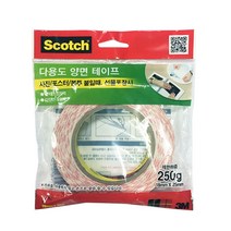 일음쇼핑^^*m스카치 다용도 부직포 양면테이프 NW130 18mm x 30m 사무실 문구용 학교 사무용 산업용 공업용 도양면일medi^*^, ab*^^선택없는