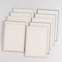 데스크프로젝트 14color 세로 심플 공시생 대학생 모눈 공부 떡메 노트 패드 B5 떡메모지, 라이트 퍼플