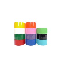 국산 색상 테이프 40m 박스 컬러 포장용 이사 보호 단색 디자인 두꺼운, 파랑