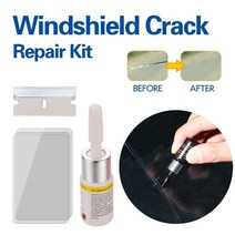 [기타자동차용품] DIY Kit Crack Windscreen Resin Windshield Glass Repair Car Tool Chip Window 3ML too