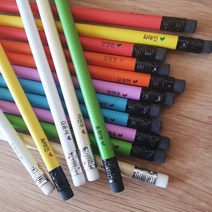 [와우디자인] 소량주문제작 HB네임연필 6자루1세트 신학기필수품, 01.베이직(지우개X)