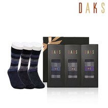 [닥스양말] 신사 실켓 후다 톤톤사각 3족세트 DK21821