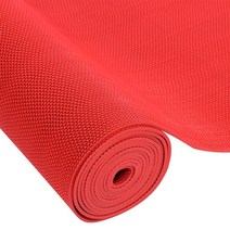 롤 15m 야외 수영장 미끄럼방지매트 현관바닥 바닥깔판 발판 고무 패드 깔개, 1.6미터 너비 4.5밀리미터[전권 15미터], 붉은색