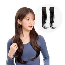 [벨리음] 벨크로 헤어피스 롱 볼륨C컬 웨이브 단품 2피스, RB(레드브라운)