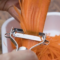 프로그레이드 당근 무 우엉 감자칼 야채 가는 굵은 채칼 필러, 채칼(3mm 두께로 채썰기), 1개