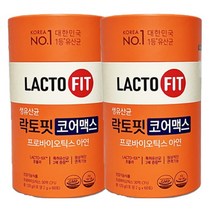 종근당 락토핏 생유산균 코어맥스 2g x 60포 x 1통, 120g, 2통