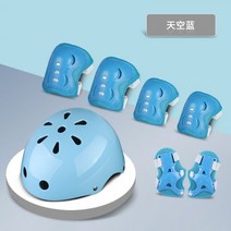 청소년 스포츠 무릎 보호대 헬멧 싸이클링 킥보드 전동 전기 스쿠터 롤러 스케이트 보호 장비 세트 보드 자전거 스타일 style, B7종세트