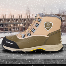 보아털 캠프라인 겨울용 안전방한화 털안전화 남녀공용