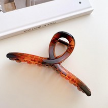 머리정돈 기본 꼬임 헤어 집게핀 13cm 반묶음머리