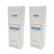 애터미 선크림 베이지 60ml 2개 강력한 자외선 이중차단