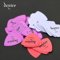 덱스터 기타 피크 0.46mm 0.5mm 0.6mm dexter 2개, 0.5mm 2개