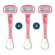 도루코 샤이 스위티 면도기 3입 여성 다리털 안전 수동