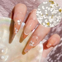 벚꽃 꽃잎 스팽글 글리터, 벚꽃화이트