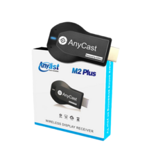 카파이 와이파이 동글 휴대용 무선 USB Anycast m2 plus tv 스틱 전화 wifi 디스플레이 수신기 anycast dlna miracast airplay 미러 화면, 검은색