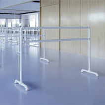 2단 1인용 가정용 발레바 개인 높이조절 발레봉, 2단개인발레바, 화이트