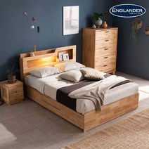 [잉글랜더] New 리치 원목 4단 수납 침대(Sweet Slumber 스탠다드 필로우탑