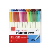 [동아] 유성 네임펜 24색세트 /국산/둥근닙/