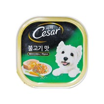 시저 반려견 주식캔, 불고기, 100g, 7개