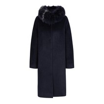 베스띠벨리 여성정장코트 역시즌 72% 이태리수입모직 고퀄리티 천연모피 롱코트 털트리밍 베이지컬러 롱모직코트 소장가치 최고입니다 19년 매장가1280000원