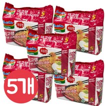 미고랭 핫앤스파이시 라면 400gx5팩/매운라면/비빔면, 미고랭 핫앤스파이시 라면 400gx