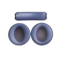 소니 MDR-XB950BT 용 이어 패드 헤드 빔 XB950N1 XB950B1 이어폰 귀마개 머리띠 쿠션 편안한 착용, Headband + blue  ear pads