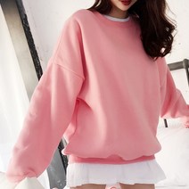 드레스날다 캔디시스터즈 데일리 베이직 맨투맨 mtee1407