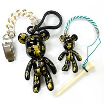 포포베 퍼터키퍼 골프티걸이세트 골프선물 골프용품, 05 곰돌이_블랙1세트