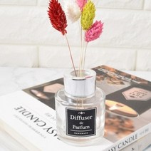 캔들이케아 50ml 미니 라운드 디퓨저용기 캡포함, 기본캡-실버