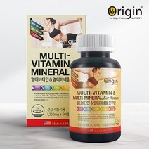 오리진 멀티비타민 앤 미네랄 포우먼 1 250mg X 90캡슐, 상세페이지 참조, 상세페이지 참조
