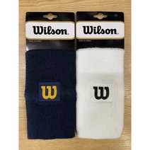 윌슨 프리미엄밴드 손목보호대 WILSON 손목밴드, 흰색