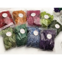 스칸디아모스 이끼 소분 100g 150g 500g 소포장 만들기 공기정화식물 DIY, 01.스프링그린, 1개