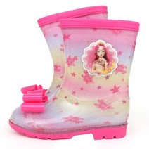 여아용 장화 시크릿쥬쥬 레인보우 장화 키즈 레인부츠 160-200