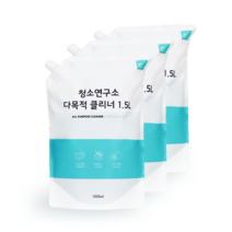 청소연구소 다목적 클리너 리필 1.5L, 3개