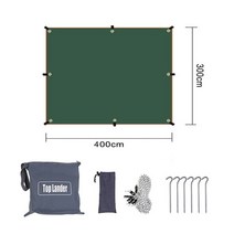 타프 야외 텐트 awning 방수 tarp tent shade 초경량 정원 캐노피, 초록