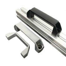 알루미늄 캐비닛 핸들 블랙 슬리버 나일론 합금 90mm 120mm 180mm 도어 액세서리 DIY 3D 프린터 부품, nylon black 90mm